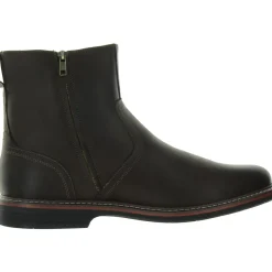 Norwalk Leather Almond Toe Ankle Boots