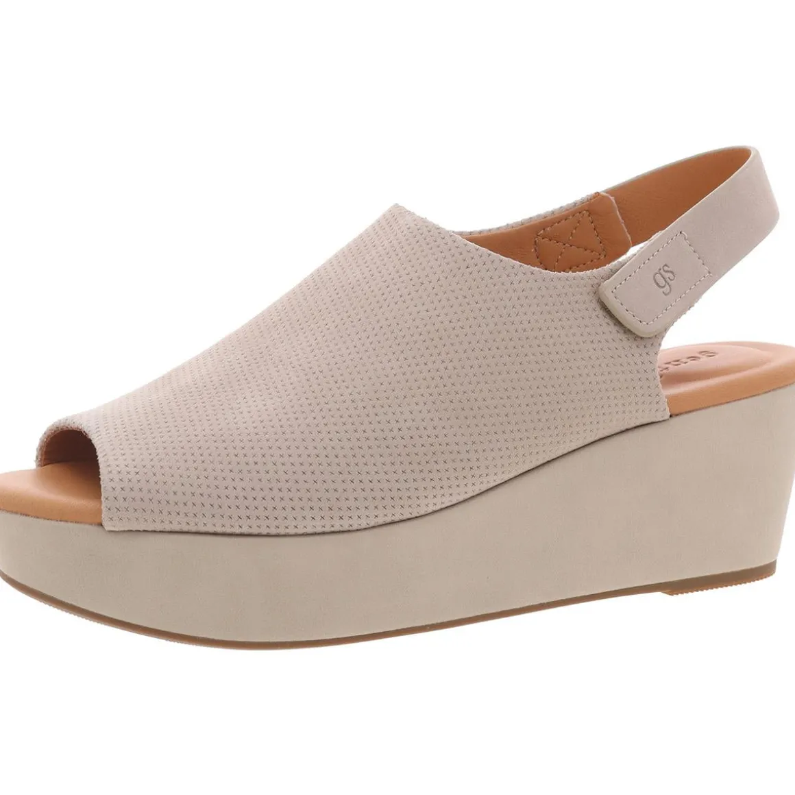 Nyssina Buckle Leather Platform Sandals