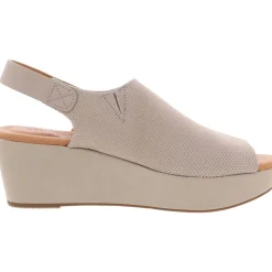 Nyssina Buckle Leather Platform Sandals