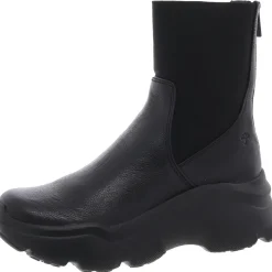 Oaklee Water Resistant Leather Ankle Boots