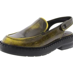 Odette Faux Leather Adjustable Platform Heels