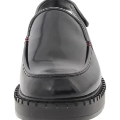 Odette Faux Leather Adjustable Platform Heels