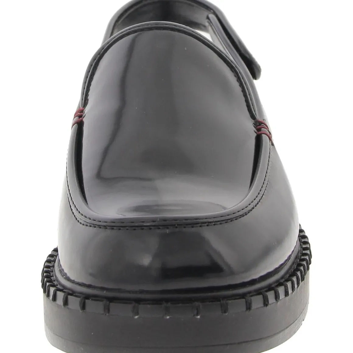 Odette Faux Leather Adjustable Platform Heels