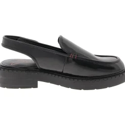 Odette Faux Leather Adjustable Platform Heels