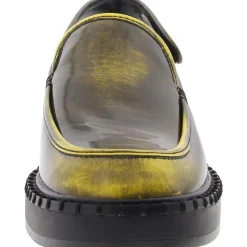 Odette Faux Leather Adjustable Platform Heels