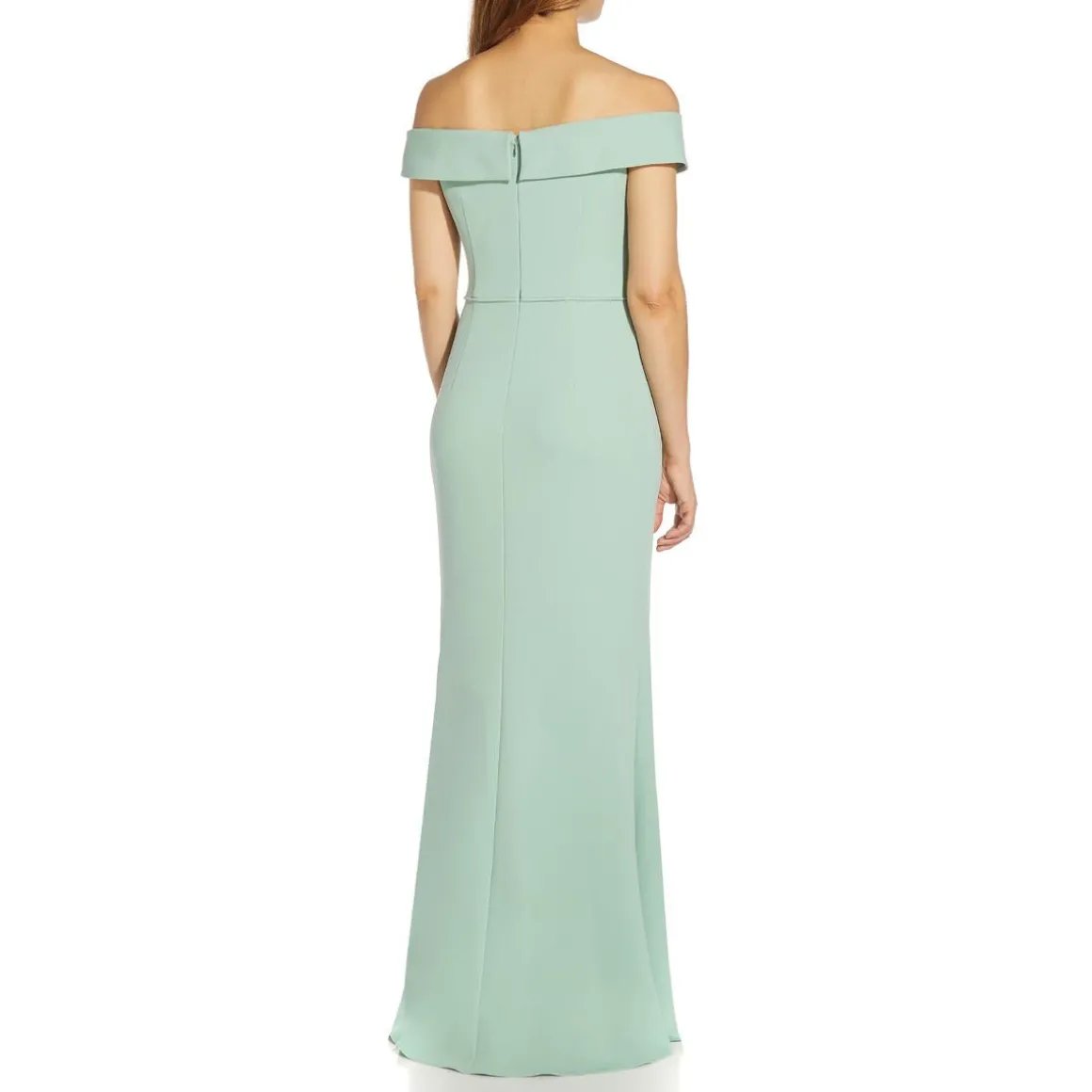 Off-The-Shoulder Maxi Evening Dress