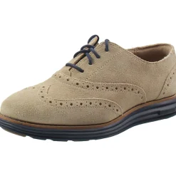OG Shortwing Brogue Faux Suede Oxfords