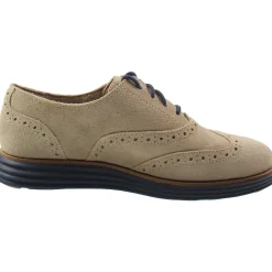 OG Shortwing Brogue Faux Suede Oxfords