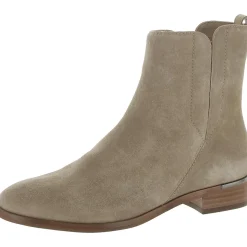 Okalinra Suede Almond toe Ankle Boots