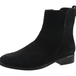 Okalinra Suede Almond toe Ankle Boots