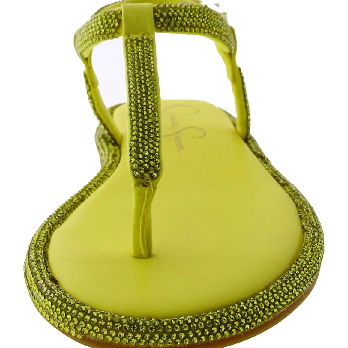 Oliara Shimmer T-Strap Sandals