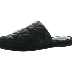 Olson Quilted Faux Leather Mules