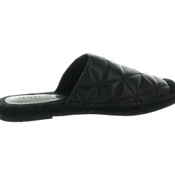 Olson Quilted Faux Leather Mules