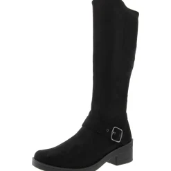 Olympia Zip Up Round Toe Knee-High Boots
