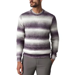 Ombre Knit Crewneck Sweater