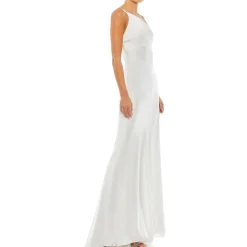 One Shoulder Maxi Evening Dress