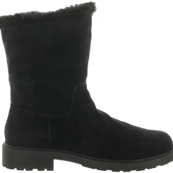 Opal Zip Suede Pull On Winter & Snow Boots