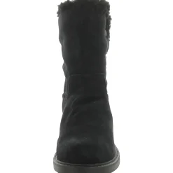 Opal Zip Suede Pull On Winter & Snow Boots