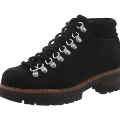 Orianna Alpine Leather Faux Fur Hiking Boots