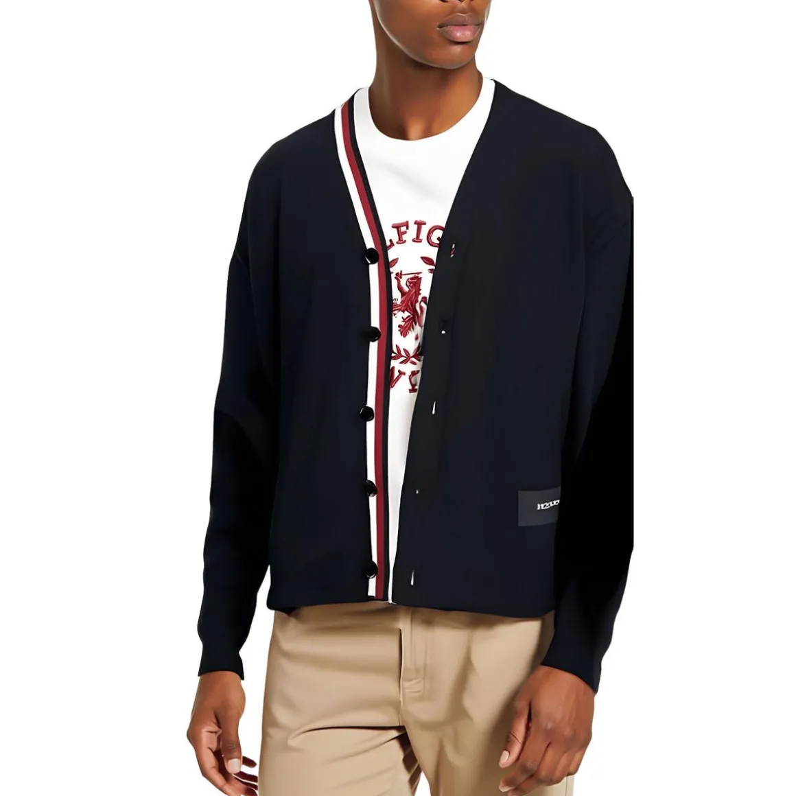 Oversized Cotton Cardigan Sweater