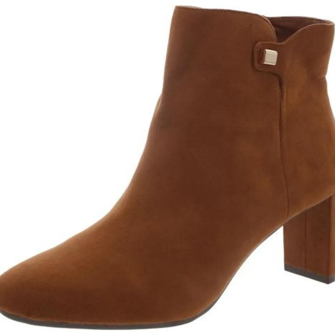 PAAM Zipper Round Toe Booties