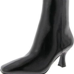 Pablo Faux Leather Heeled Booties