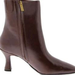 Pablo Faux Leather Heeled Booties