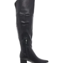 Padded Insole Faux Leather Over-The-Knee Boots