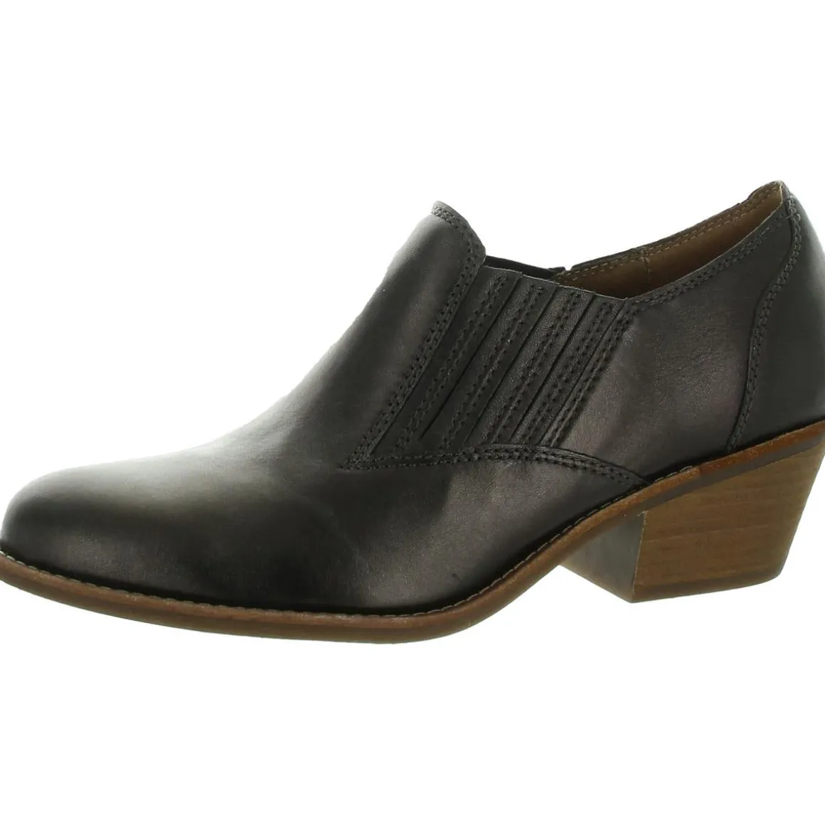 Padded Insole Leather Booties