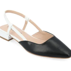 Paislee Faux Leather Square Toe Slingbacks