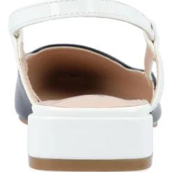 Paislee Faux Leather Square Toe Slingbacks