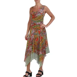 Paisley Chiffon Maxi Dress