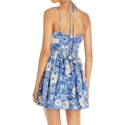 Paisley Skater Mini Dress