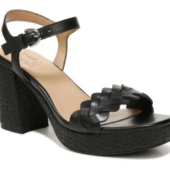 Pandora Braided Ankle Strap Heels