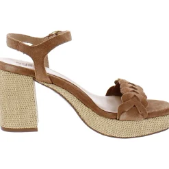 Pandora Braided Ankle Strap Heels