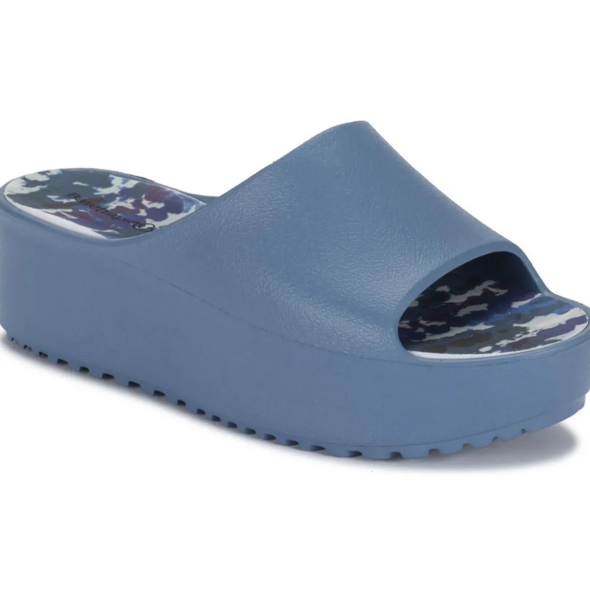 Parvati Round toe Platform Slide Sandals