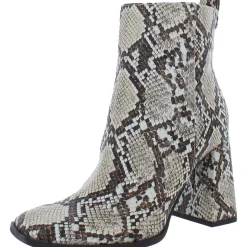 Pascha Faux-Leather Faux Leather Mid-Calf Boots