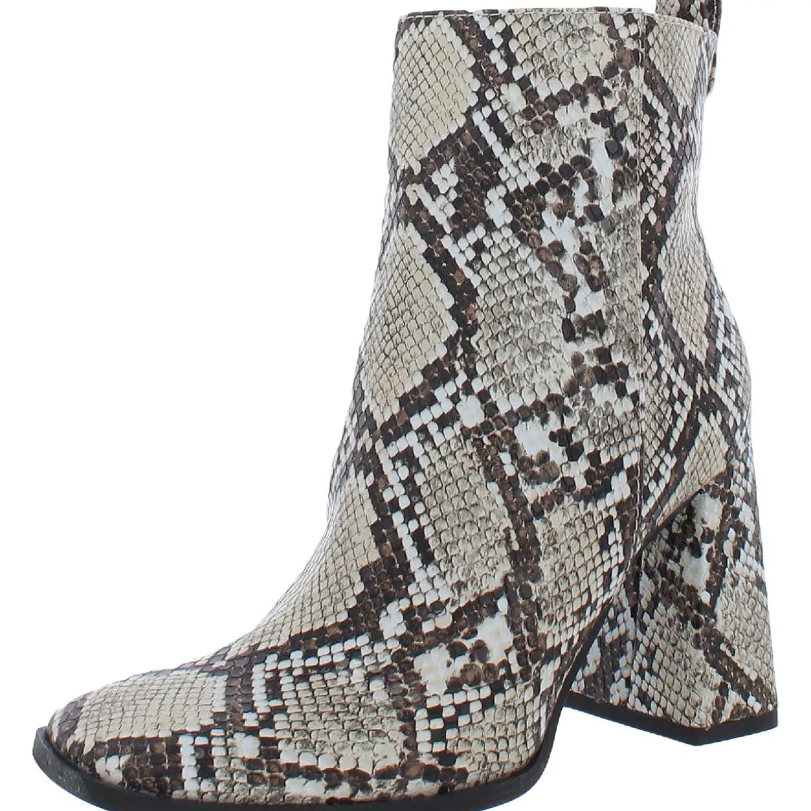 Pascha Faux-Leather Faux Leather Mid-Calf Boots