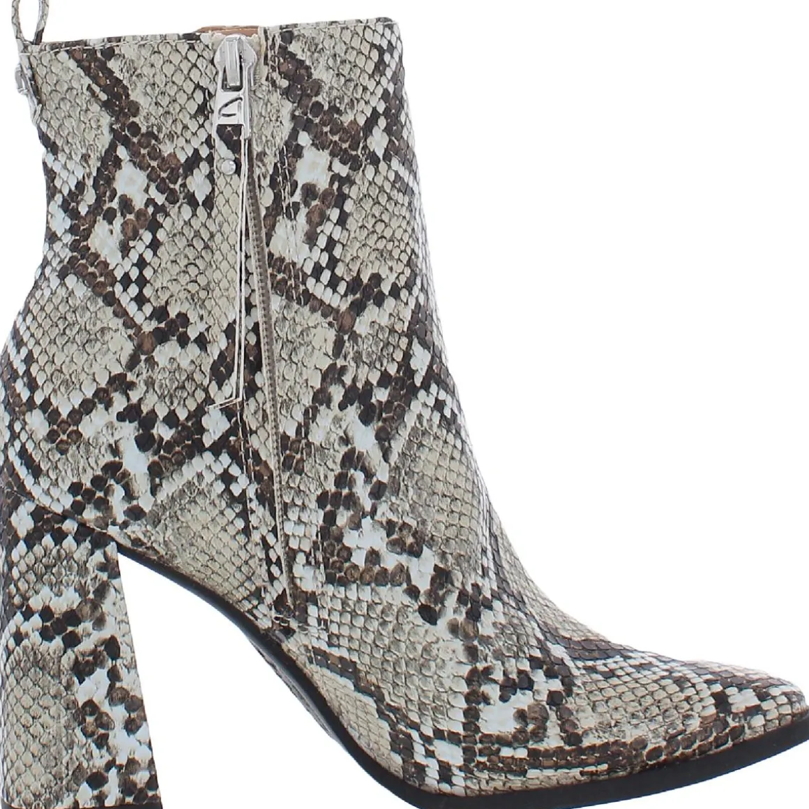 Pascha Faux-Leather Faux Leather Mid-Calf Boots