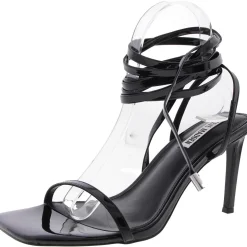 Passionate Lace-Up Patent Heels