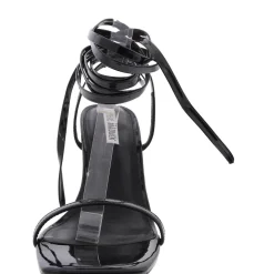 Passionate Lace-Up Patent Heels