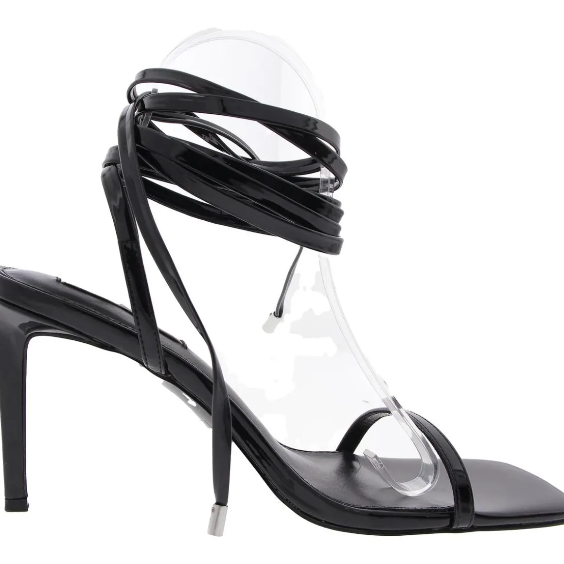 Passionate Lace-Up Patent Heels