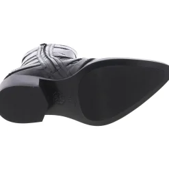 Patent Leather Zipper Booties