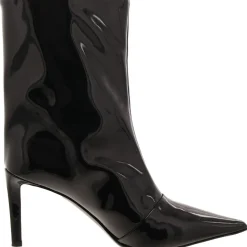 Patent Metallic Booties