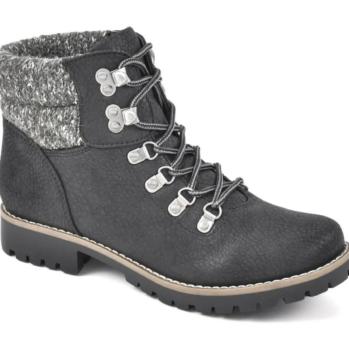Pathfield Knit Lace-Up Ankle Boots