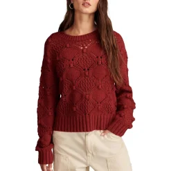 Pattern Knit Pullover Sweater