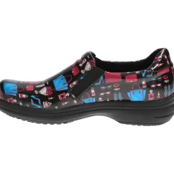 Pattern Leather Clogs