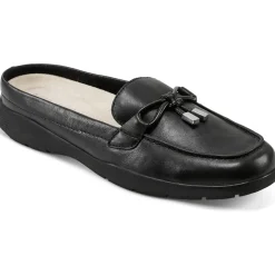 Patti Leather Square Toe Mules