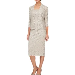 2PC Lace Two Piece Dress