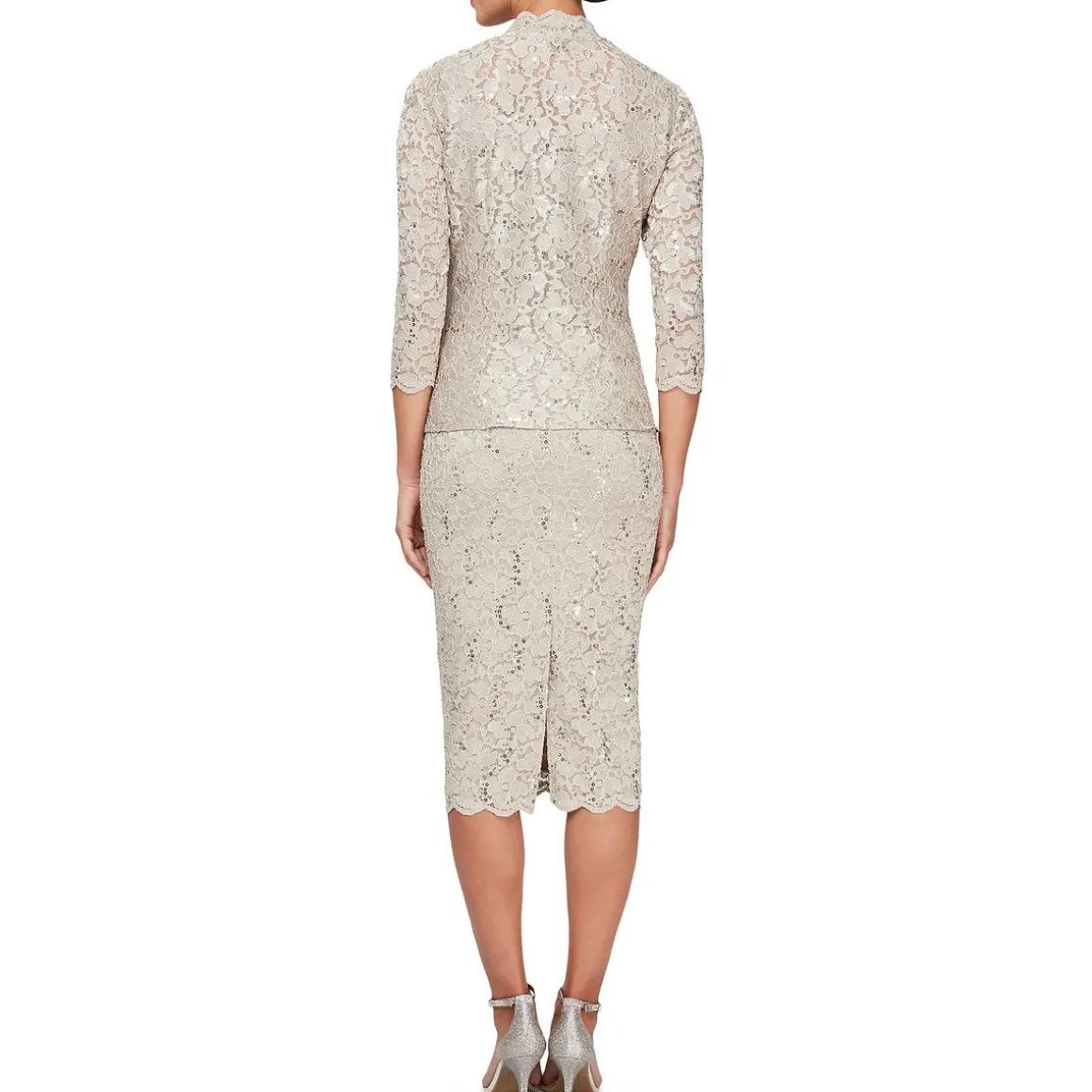 2PC Lace Two Piece Dress